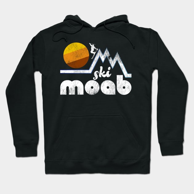 Retro Ski Moab Hoodie by darklordpug